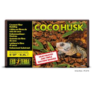 Substrat tropical Coco Husk (Fibre de Noix de Coco) Exo Terra pour Reptiles, bloc, 3x 8,8 L (8 qt)