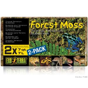 Mousse de forêt Forest Moss pour terrarium - Exo Terra, 2 x 7 L