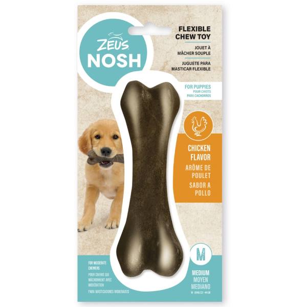 Zeus NOSH Flexible Chew Bone for Puppies - Chicken Flavor