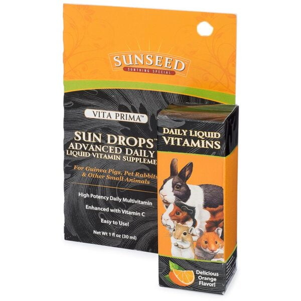 Supplément de Vitamine C en Liquide pour rongeur, 30 ml - Sunseed Vita Prima