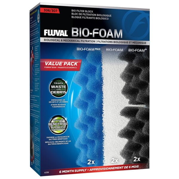 Bio-Foam pour filtres 306/307, ensemble économique de masse filtrante - Fluval