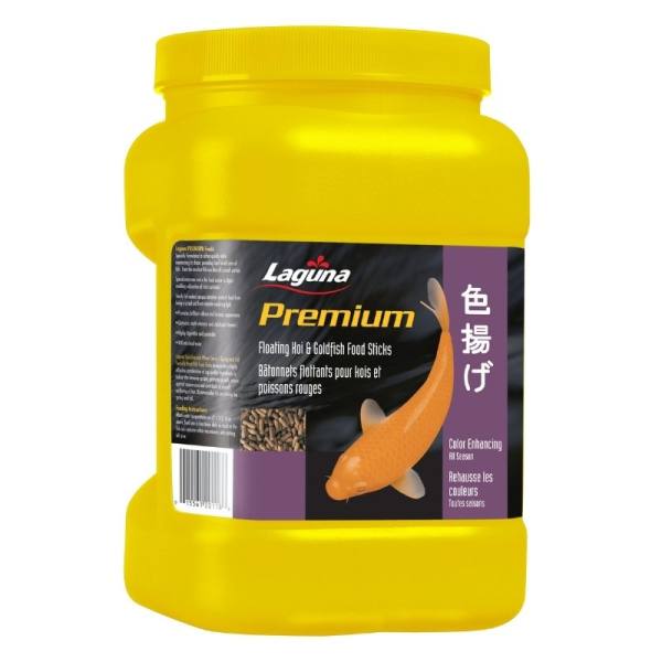 Laguna Premium Koi and Goldfish Floating Food Sticks - Colour Enhancing Diet