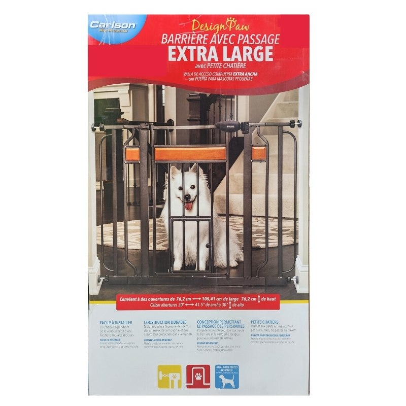 Barrière extra large pour chien, barrière de sécurité pour animaux