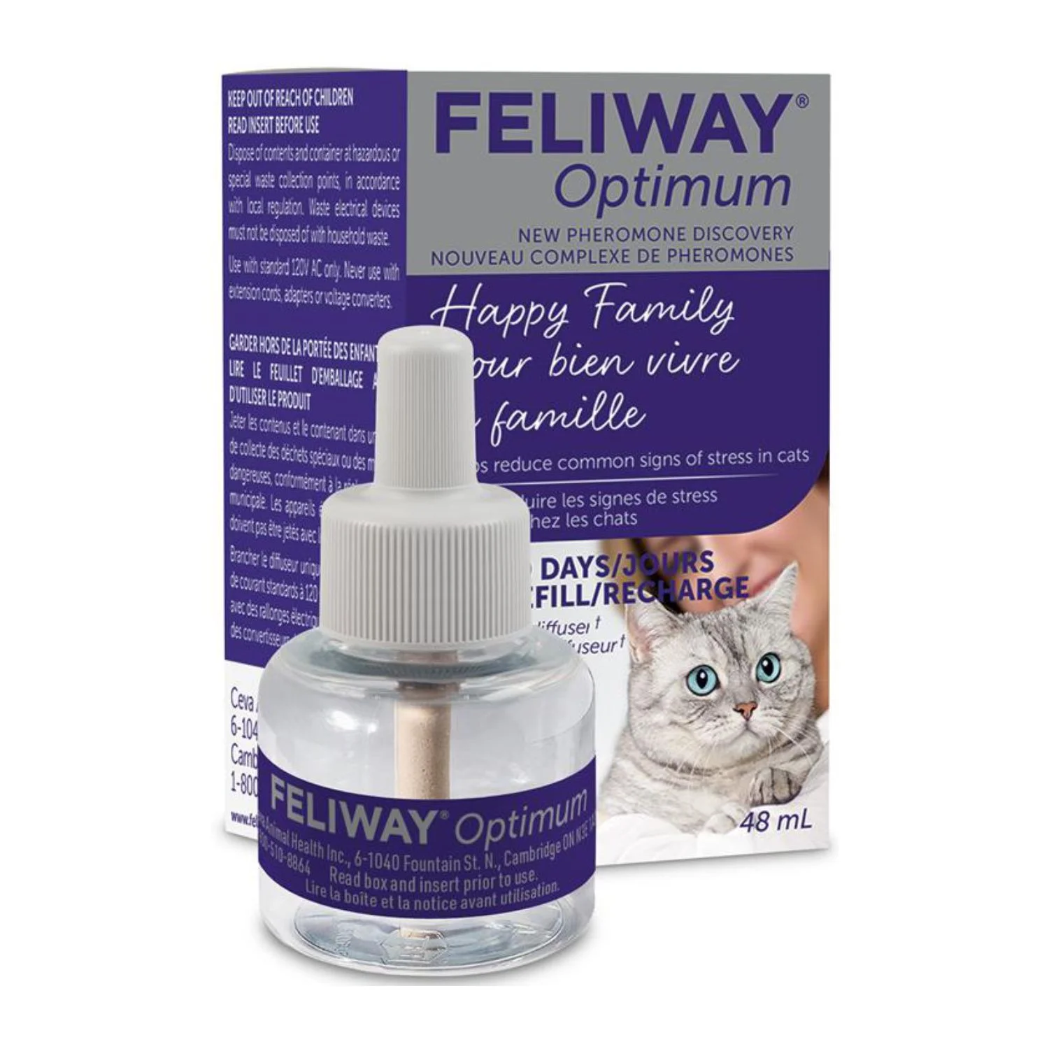 Feliway Happy Family Enhanced Calming Diffuser Refill, 2p 