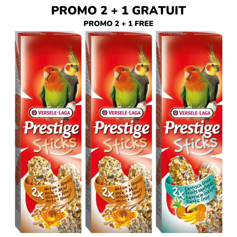 Trio 2+1 Prestige Sticks for Small Parrot – Versele-Laga